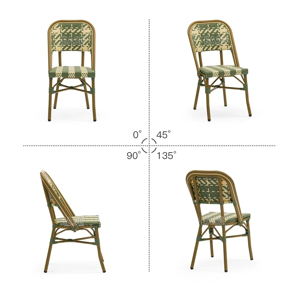 French Bistro Rattan Outdoor Dining Chairs best