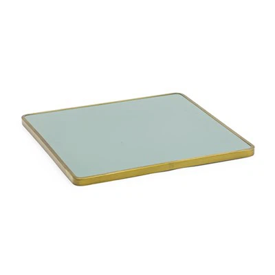Atasan Meja Aluminium Persegi Warna Solid